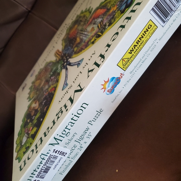 SunsOut Lori Schory Butterfly Migration 1000 pc Shaped Jigsaw Puzzle BRAND NEW - Picture 7 of 7